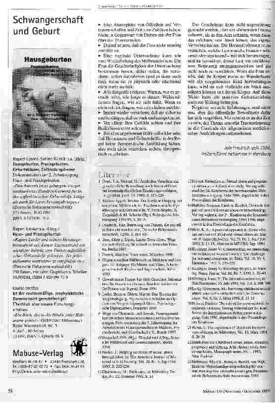Vorschauseite 4: Natürlich hasse ich Untersuchungen ... Auswirkungen negativer sexueller Erfahrungen auf Schwangerschaft und Geburtserleben