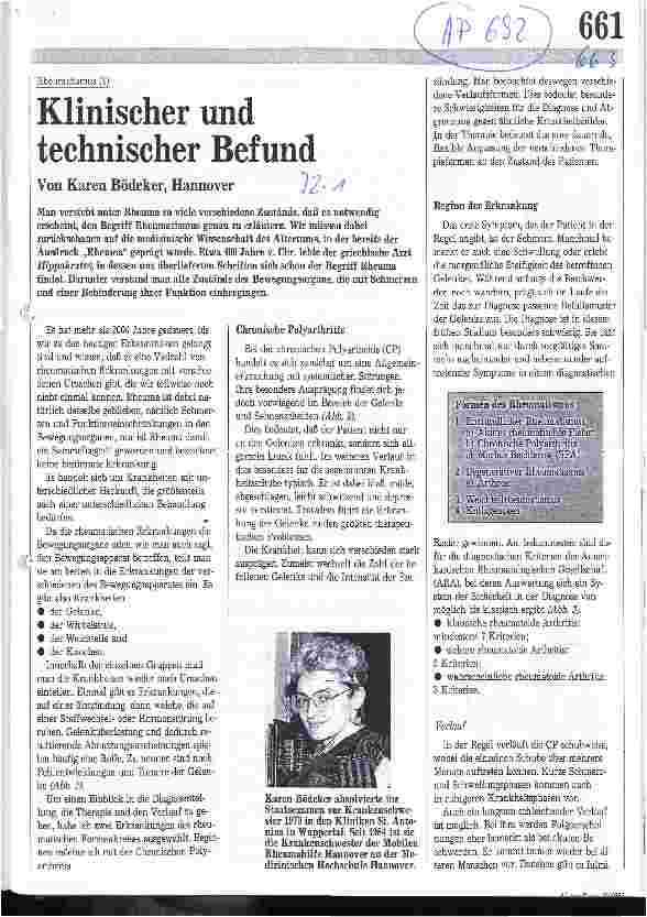 Vorschauseite 1: Kinischer und technischer Befund
