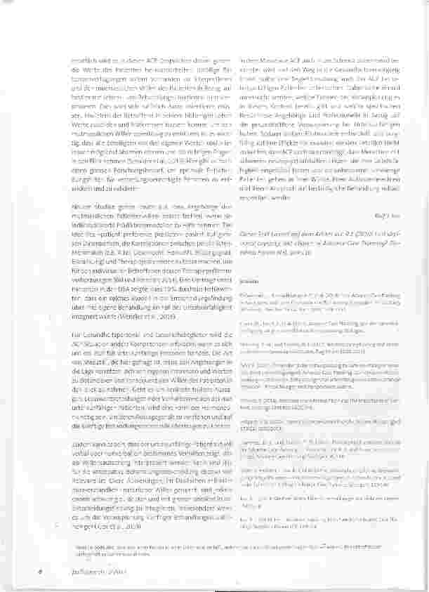 Vorschauseite 3: Advance Care Planning bei Urteilsunfähigkeit