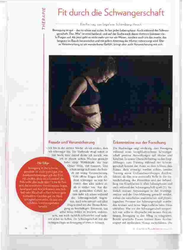 Vorschauseite 1: Fit durch die Schwangerschaft