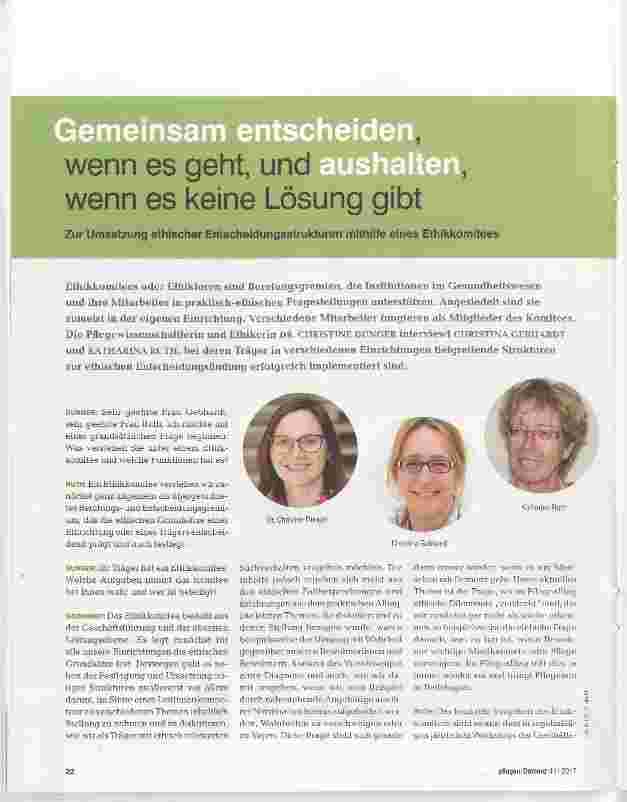 Vorschauseite 1: Gemeinsam entscheiden wenn es geht und aushalten, wenn es keine Lösung gibt