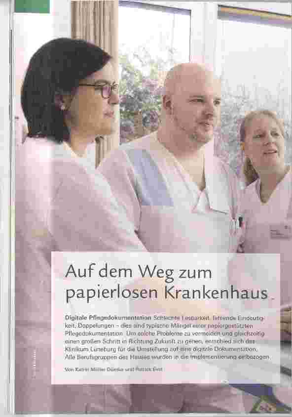 Vorschauseite 1: Auf dem Weg zum papierlosen Krankenhaus