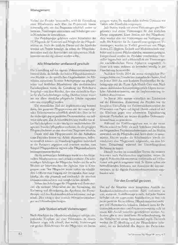 Vorschauseite 3: Auf dem Weg zum papierlosen Krankenhaus