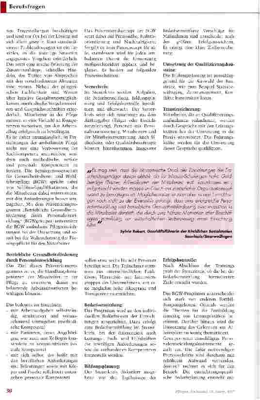 Vorschauseite 2: Die Mitarbeiter sind die wichtigste Ressource