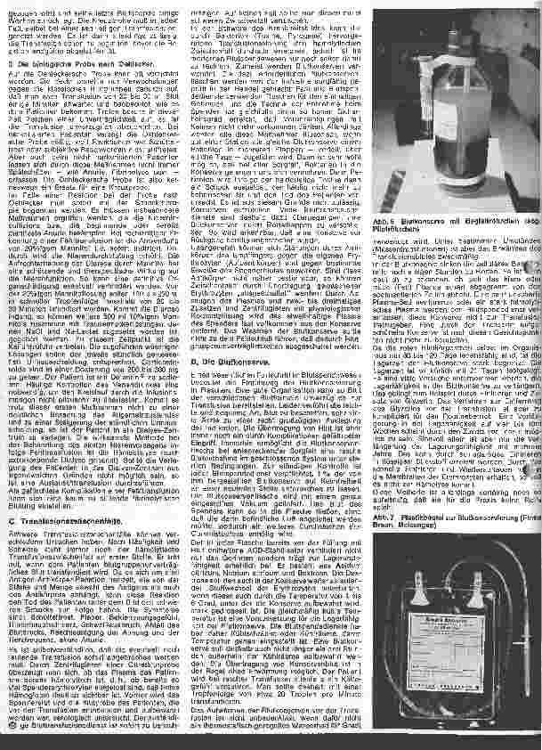 Vorschauseite 3: Ausbildung und Aufgaben der Schwester auf Intensivpflegeabteilungen 15. Folge: Bluttransfusionen