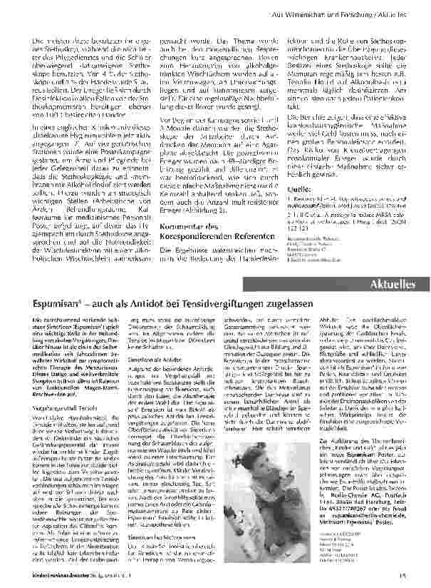 Vorschauseite 2: Hygienischer Umgang mit Stethoskopen