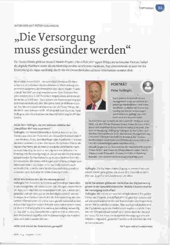 Vorschauseite 1: Die Versorgung muss gesünder werden