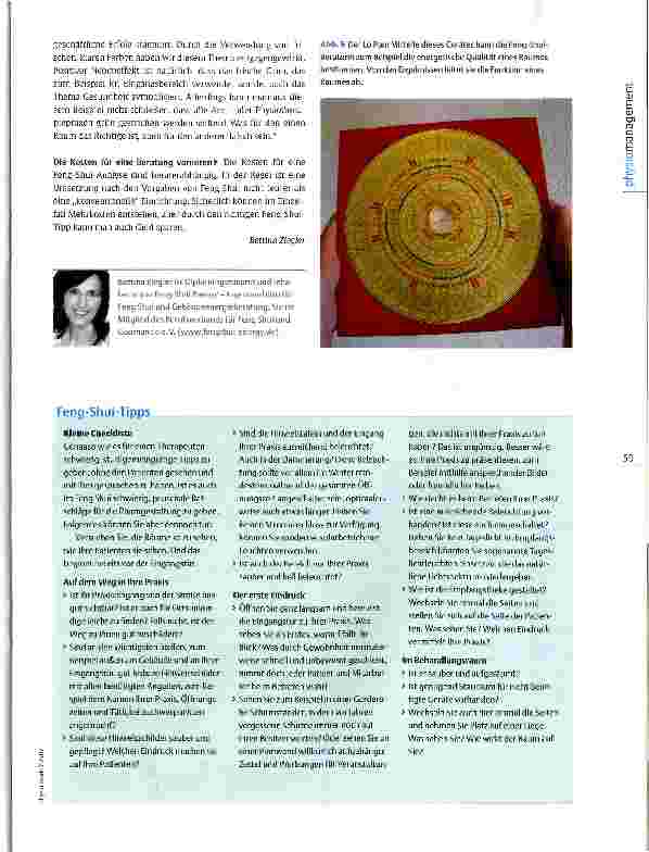 Vorschauseite 4: Feng Shui Therapie für die Praxisräume