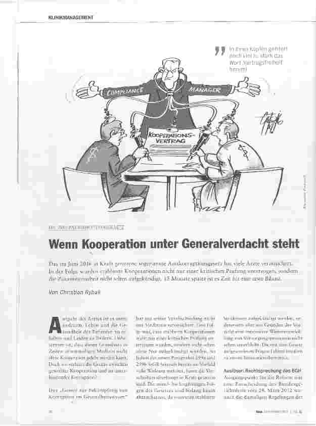 Vorschauseite 1: Wenn Kooperation unter Generalverdacht steht