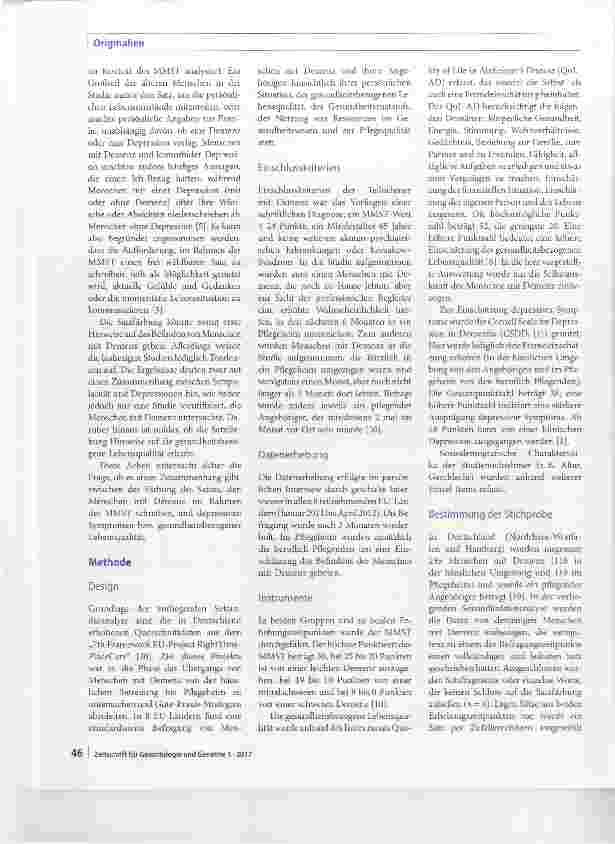 Vorschauseite 2: Polarität des frei formulierten MMST-Satzes und Befinden von Menschen mit Demenz