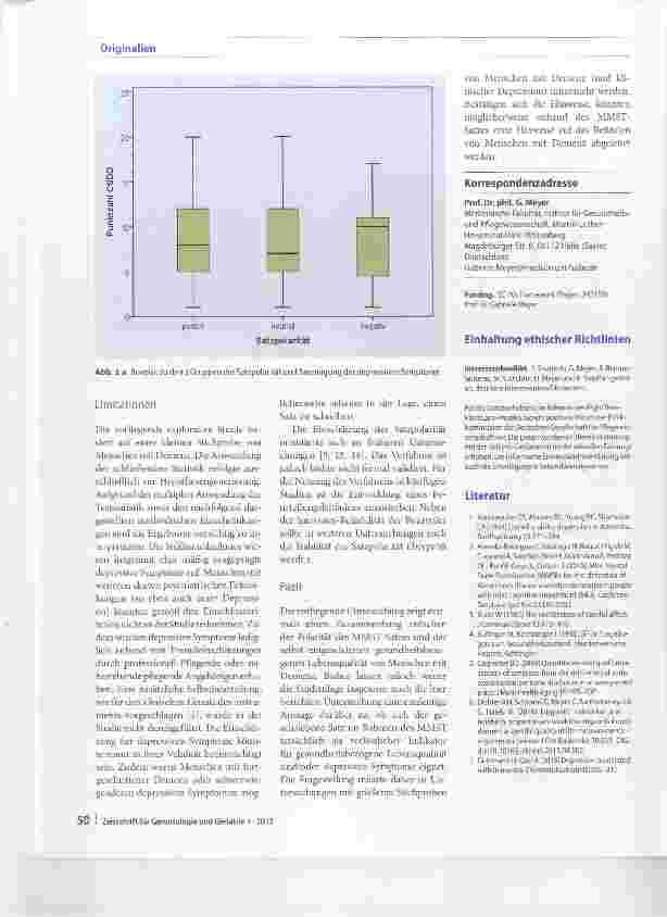 Vorschauseite 6: Polarität des frei formulierten MMST-Satzes und Befinden von Menschen mit Demenz