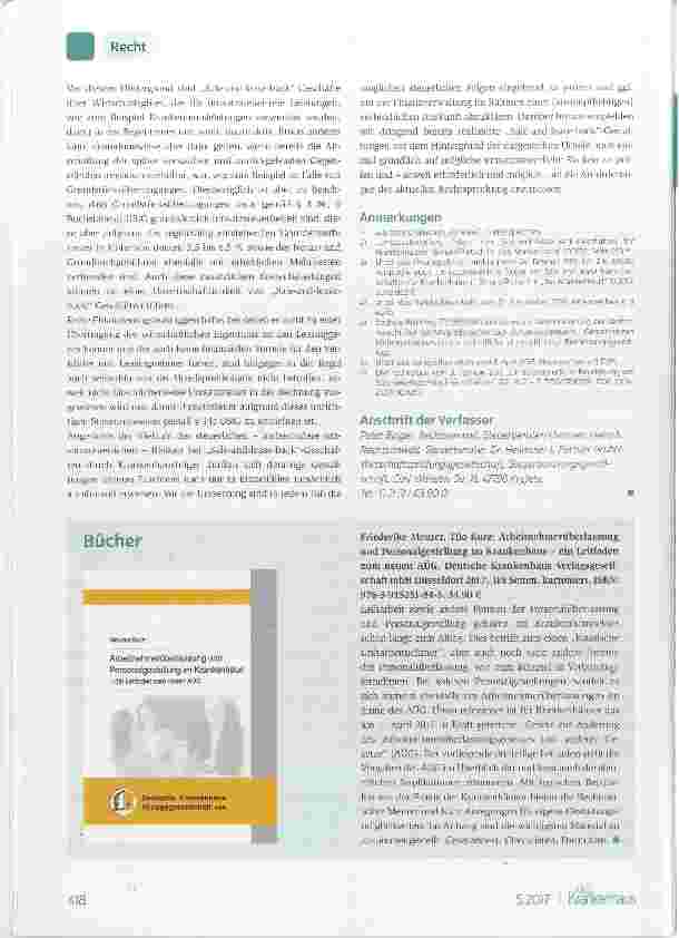 Vorschauseite 3: BFH-Rechtsprechung zu den umsatzsteuerlichen Folgen von „Sale-and-lease-back-Geschäften bei Krankenhäusern