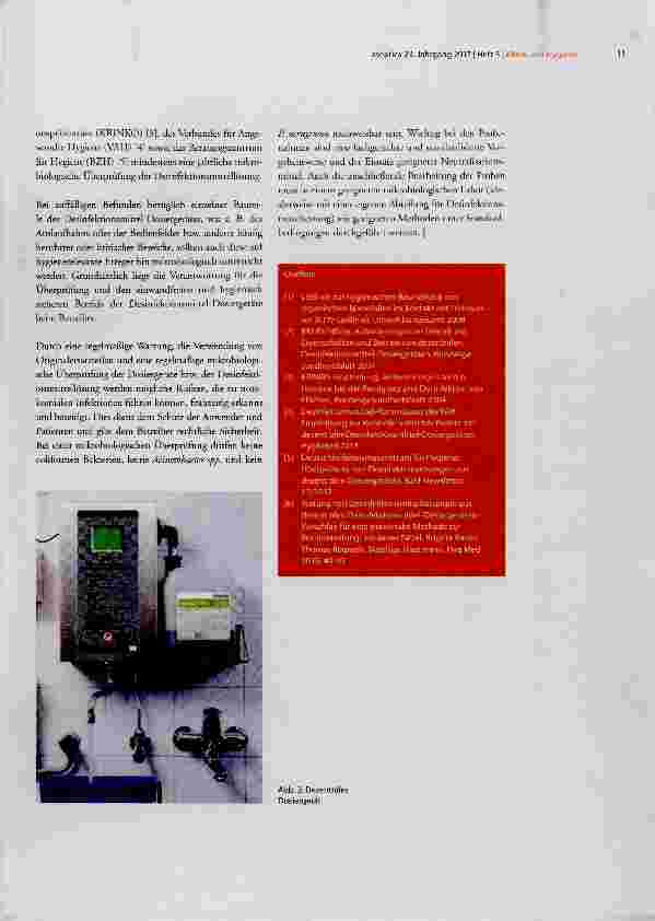 Vorschauseite 3: Dosiergeräte für Flächenund Instrumentendesinfektionsmittel