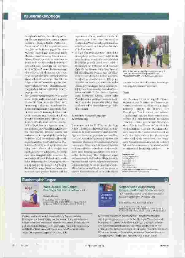 Vorschauseite 3: Harmonie in der 24-Stunden Betreuung