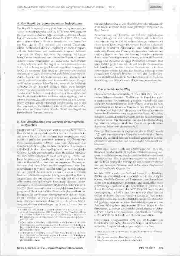 Vorschauseite 3: Erste Hürden auf der Langstrecke beruflicher Teilhabe: Interdisziplinäre Betrachtung von Eignungstests und Auswahlverfahren für Menschen mit Behinderungen - Teil 2