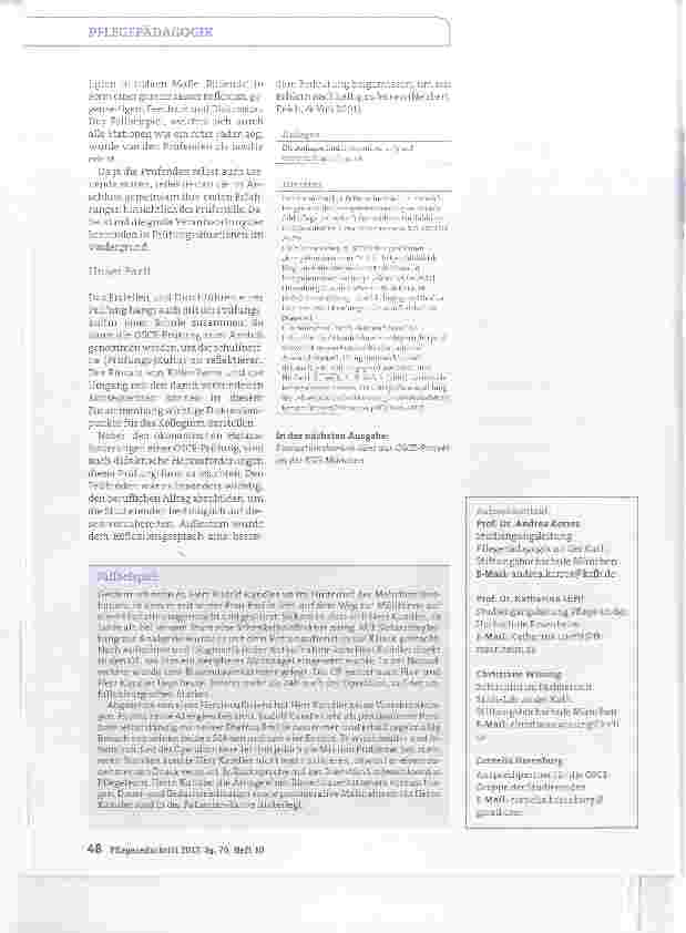 Vorschauseite 3: Das Prüfungsformat OSCE (Teil 6) Infusionen mit Zusatz, Injektion (s. c. / i. m. ), Legen eines Blasenkatheters