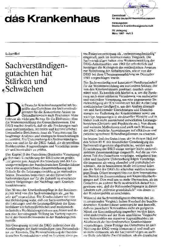 Vorschauseite 1: Sachverständigengutachten hat Stärken und Schwächen
