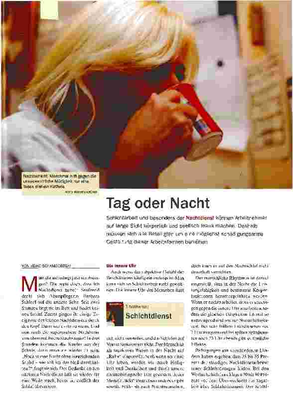 Vorschauseite 1: Tag oder Nacht