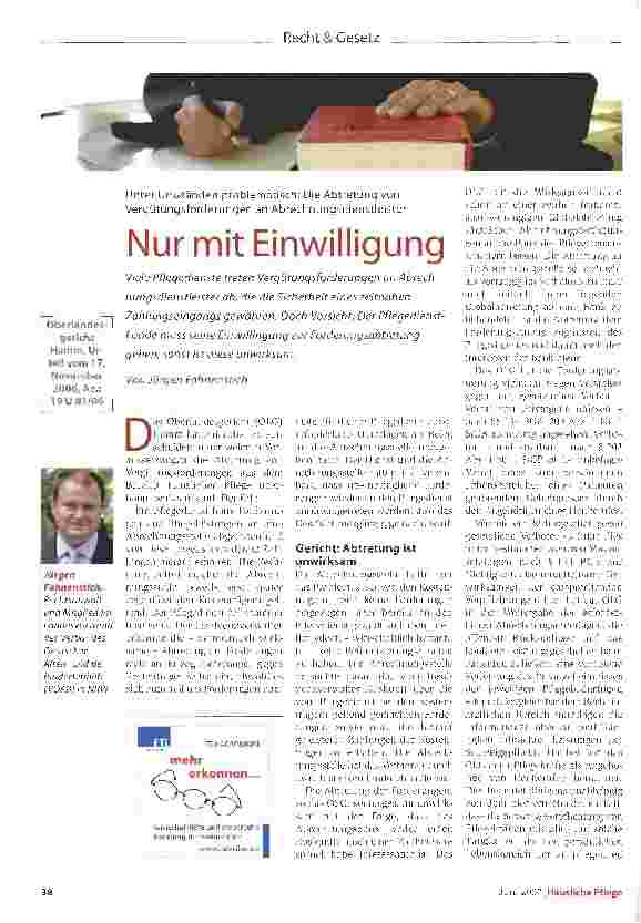 Vorschauseite 1: Nur mit Einwilligung
