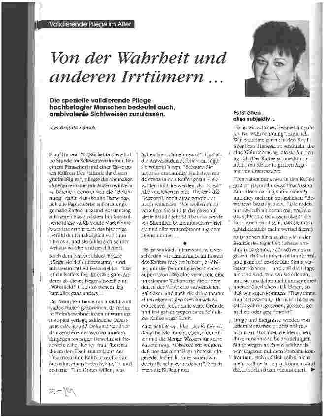 Vorschauseite 1: Von der Wahrheit und anderen Irrtümern