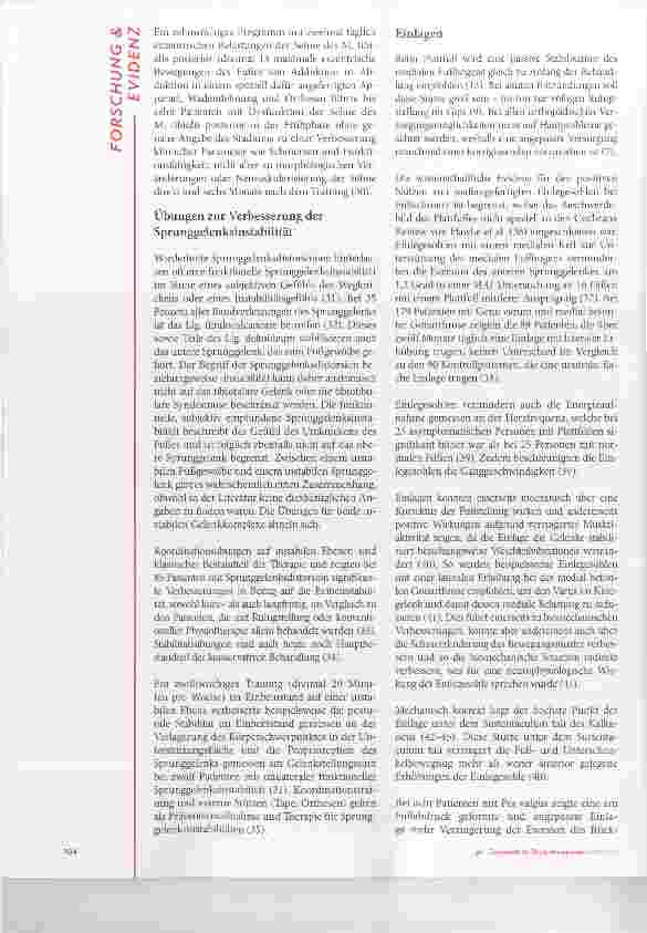 Vorschauseite 4: Behandlung des Plattfußes