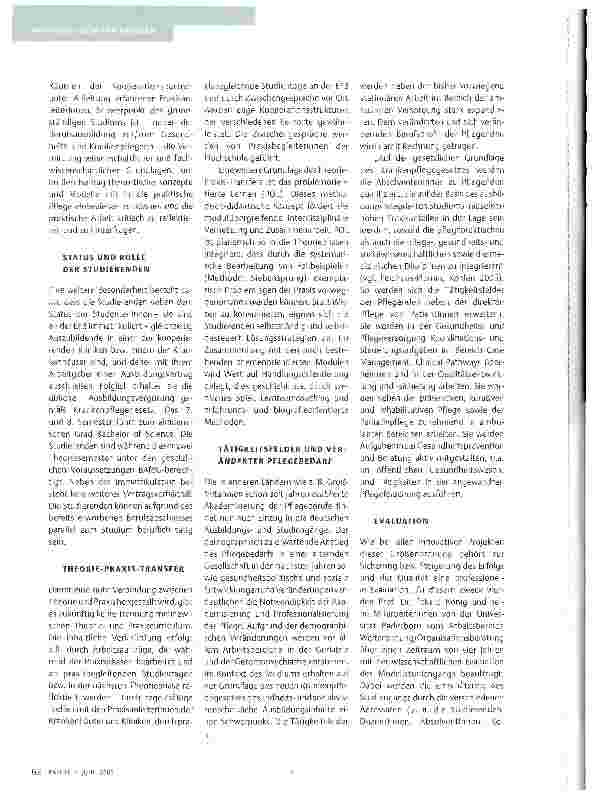 Vorschauseite 2: BACHELOR OF NURSING