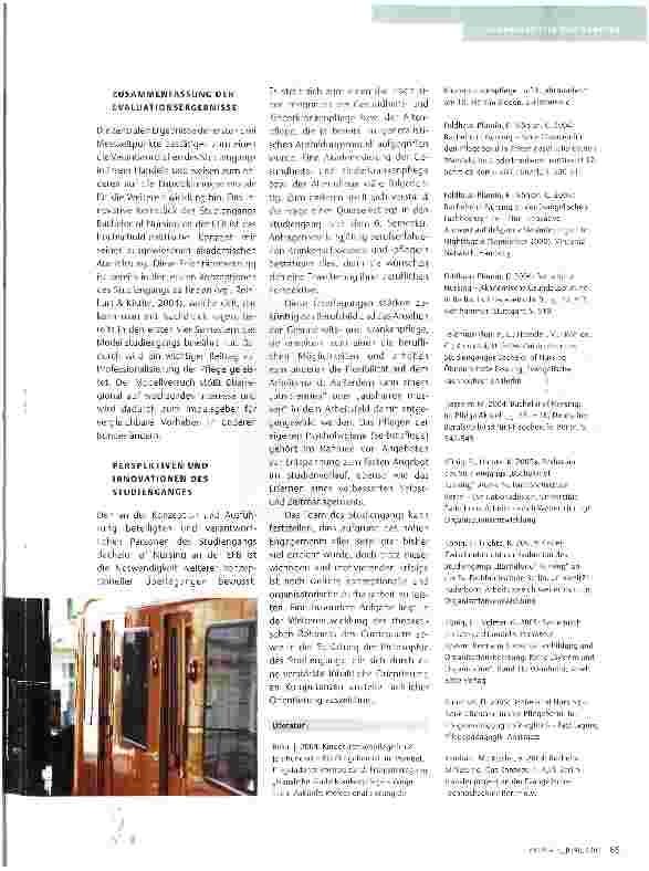 Vorschauseite 5: BACHELOR OF NURSING