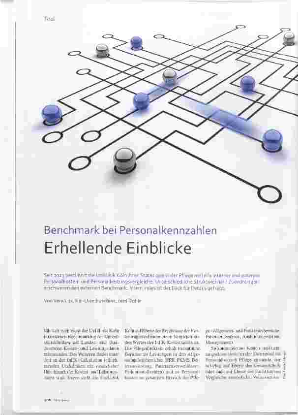 Vorschauseite 1: Benchmark bei Personalkennzahlen Erhellende Einblicke