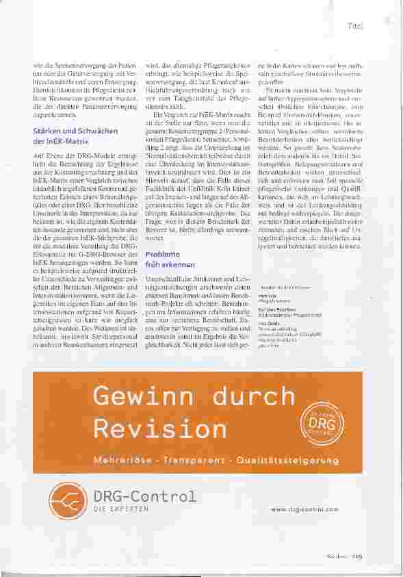 Vorschauseite 4: Benchmark bei Personalkennzahlen Erhellende Einblicke
