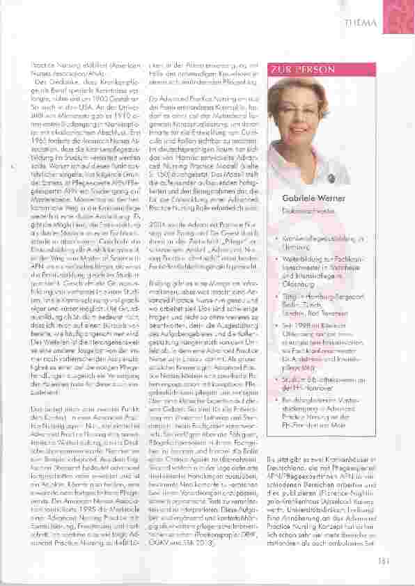 Vorschauseite 3: SPEZIALISIERUNGEN IN DER PFLEGE
