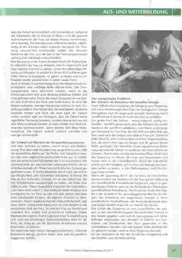 Vorschauseite 4: Die Frau durch den Geburtsschmerz führen