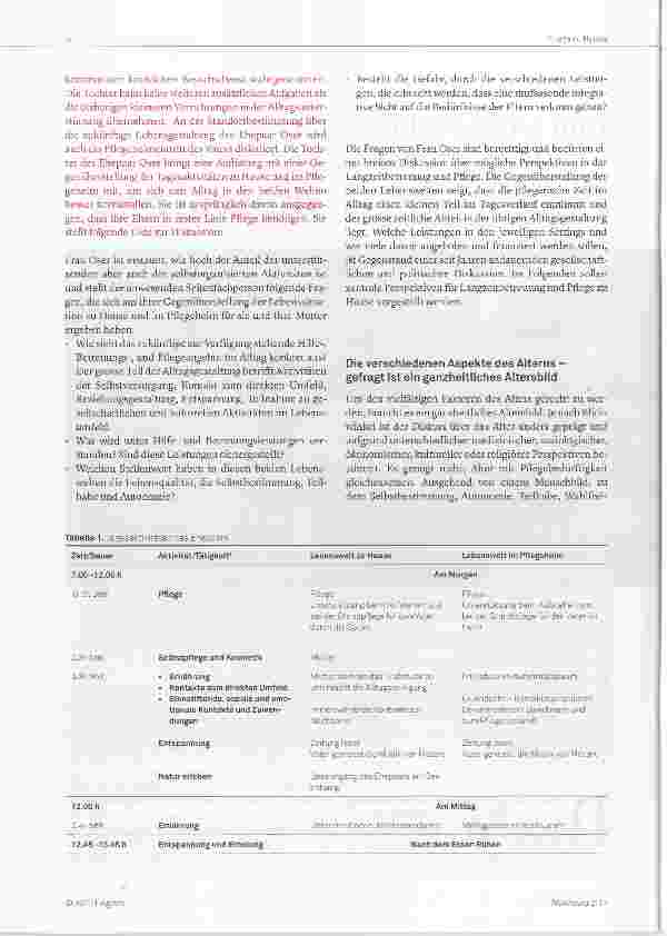Vorschauseite 2: Für ein sicheres und würdevolles Altern