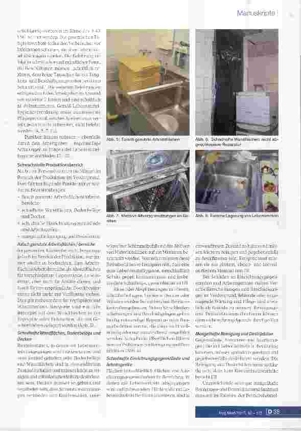 Vorschauseite 6: Hygienemanagement der Herstellung und Verteilung von Speisen in KrankenhäusernKontrolle von Krankenhausküchen und Buffets im Stationsbetrieb
