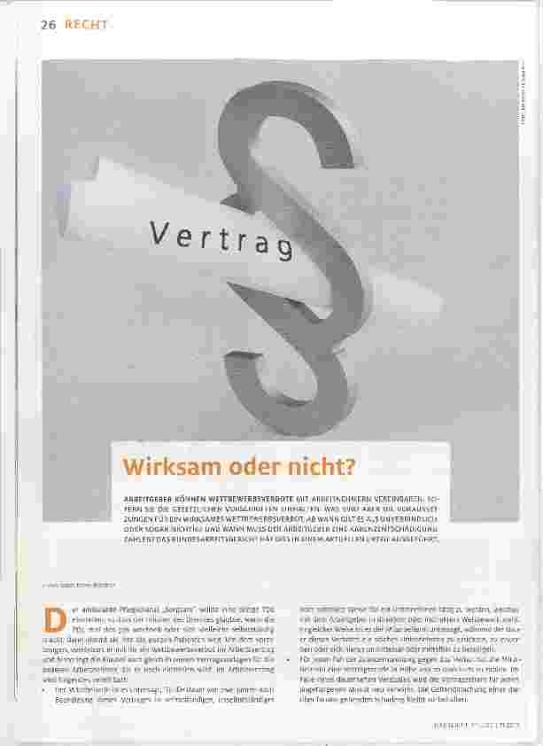 Vorschauseite 1: Vertrag Wirksam oder nicht?