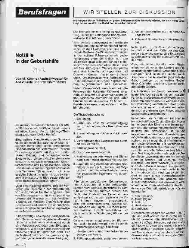 Vorschauseite 1: Notfälle in der Geburtshilfe