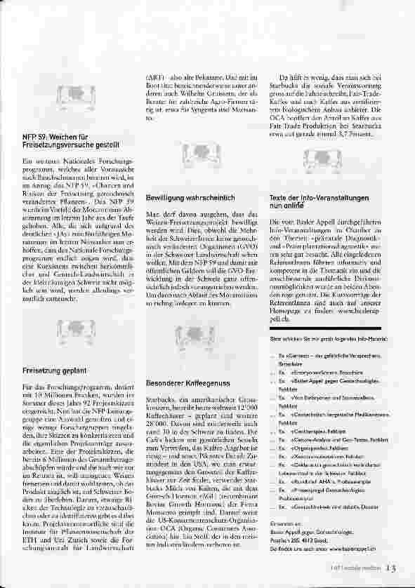Vorschauseite 2: SESAM-Hauptgesuch endlich eingereicht
