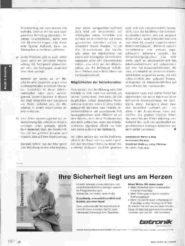 Vorschauseite 4: Nur ein paar kleine Formalitäten