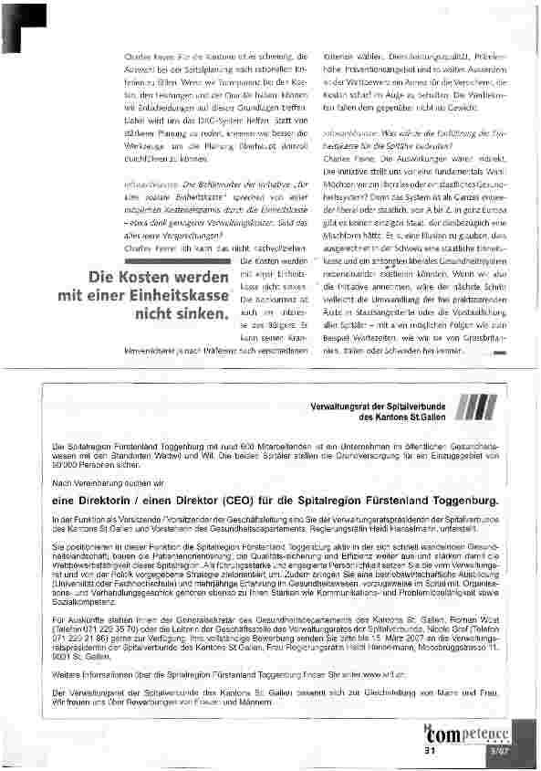 Vorschauseite 2: Transparenz und Qualität werden immer wichtiger
