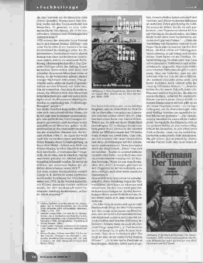 Vorschauseite 5: Arbeit als Motiv utopischer Literatur - Arbeit ist die Religion unserer Zeit