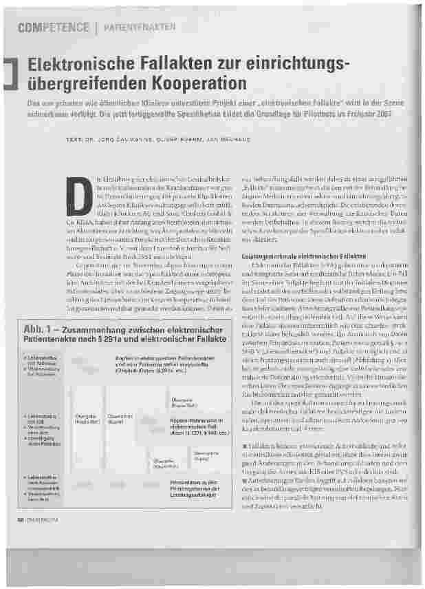 Vorschauseite 1: Elektronische Fallakten zur einrichtungsübergreifenden Kooperation