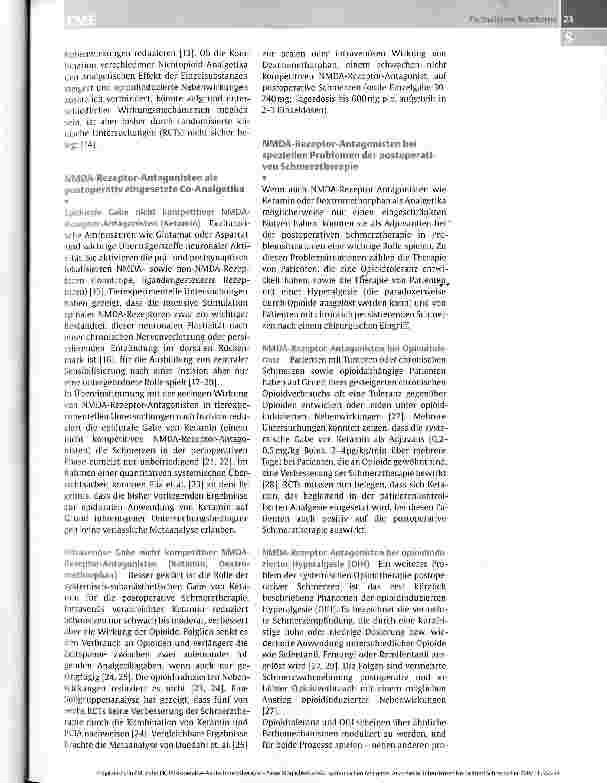 Vorschauseite 2: Postoperative AkutschmerztherapieNeue Möglichkeiten der systemischen Analgesie