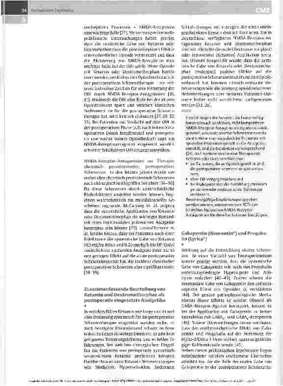 Vorschauseite 3: Postoperative AkutschmerztherapieNeue Möglichkeiten der systemischen Analgesie