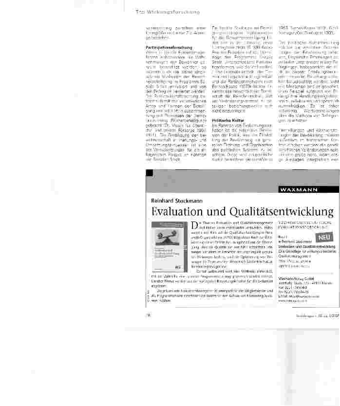 Vorschauseite 3: Was sagen denn die Bewohner zum Programm Soziale Stadt?