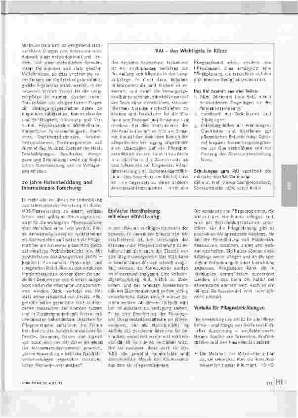 Vorschauseite 2: Pflege intelligent steuern