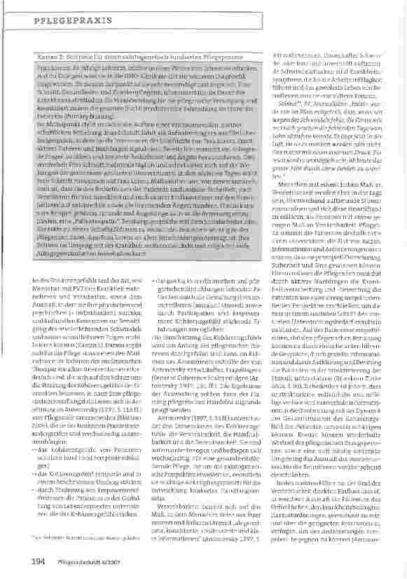 Vorschauseite 3: Von der Symptombehandlung zur gesundheitsfördernden Pflege
