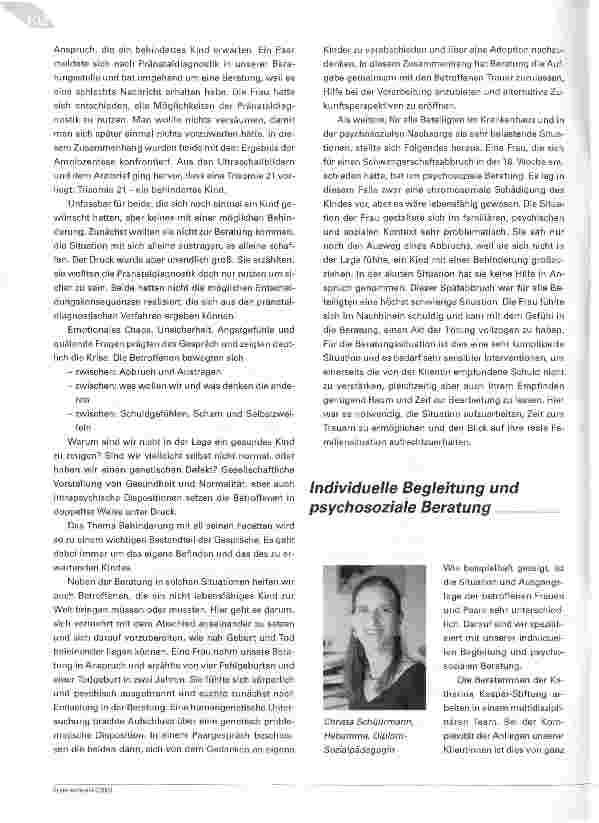 Vorschauseite 2: Hauptsache gesund? - Über die Arbeit der Katharina Kasper-Stiftung