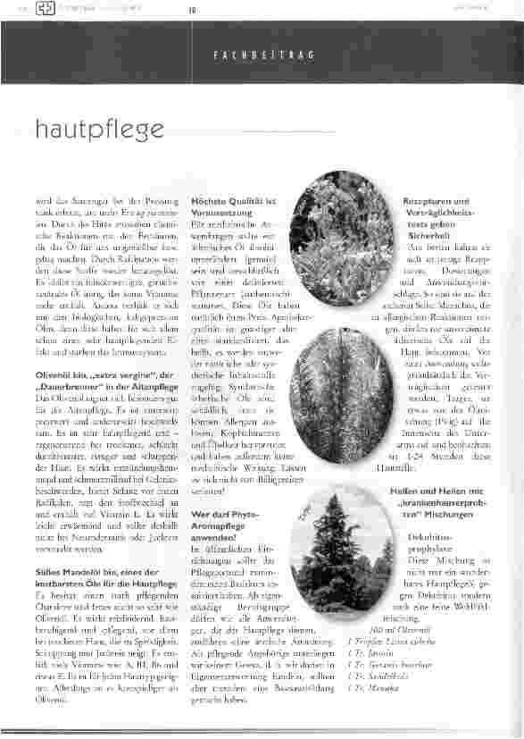 Vorschauseite 3: Hautpflege alter Menschen mit ätherischen Ölen