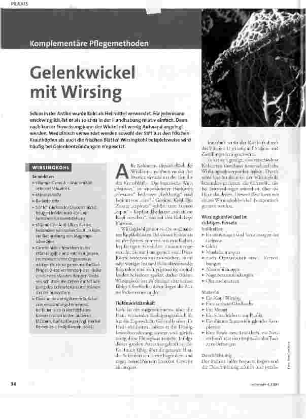 Vorschauseite 1: Gelenkwickel mit Wirsing