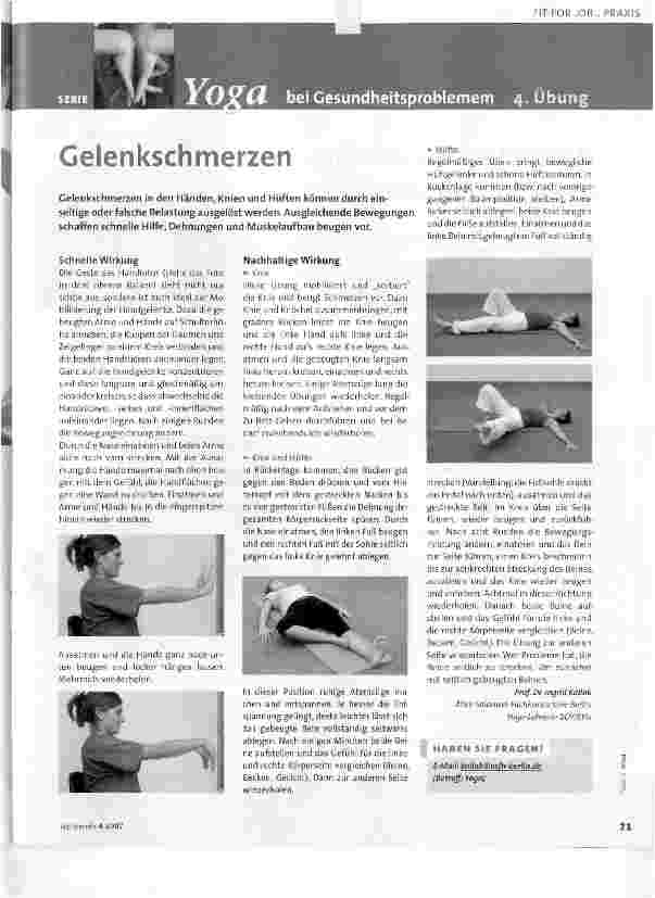 Vorschauseite 1: Gelenkschmerzen