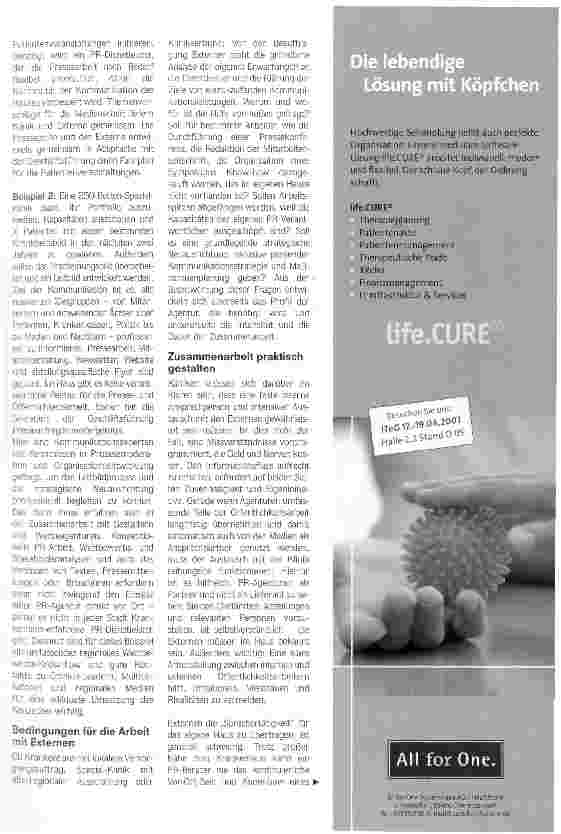 Vorschauseite 2: Externe PR-Profis -was leisten sie, was kosten sie?